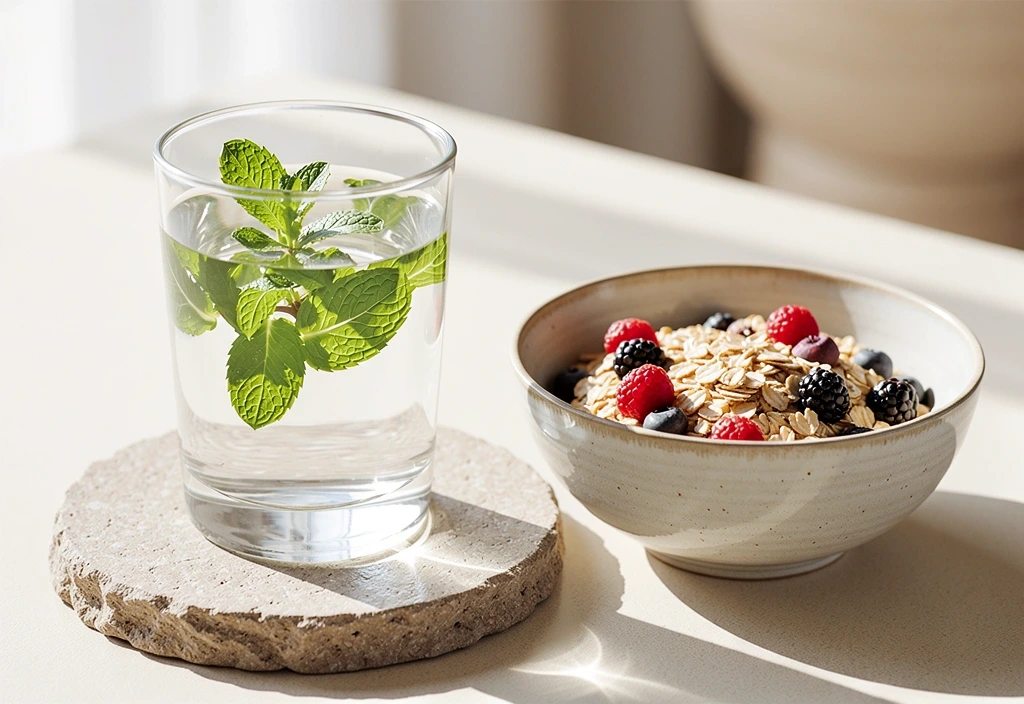 Morning wellness routine